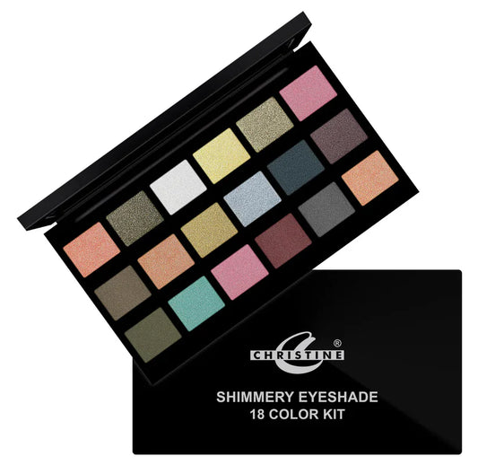 Christine Shimmery Eyeshade 18 Color Kit